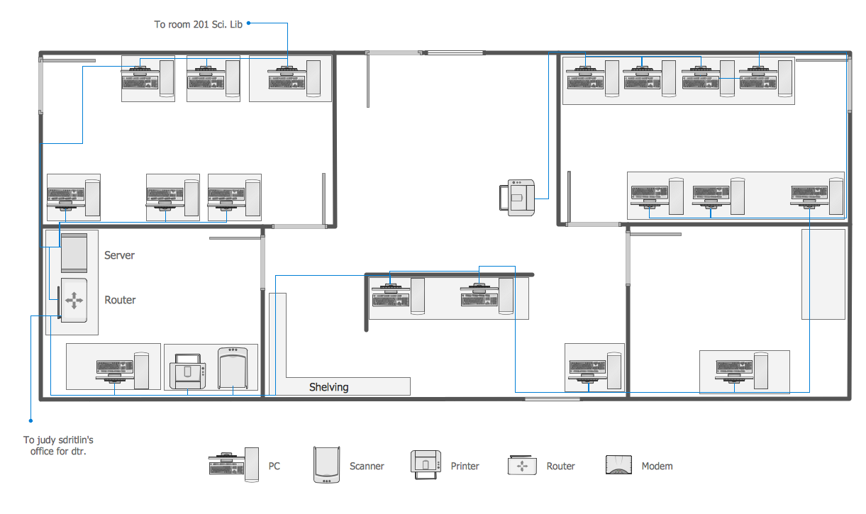 Схема серверной комнаты в visio - 84 фото