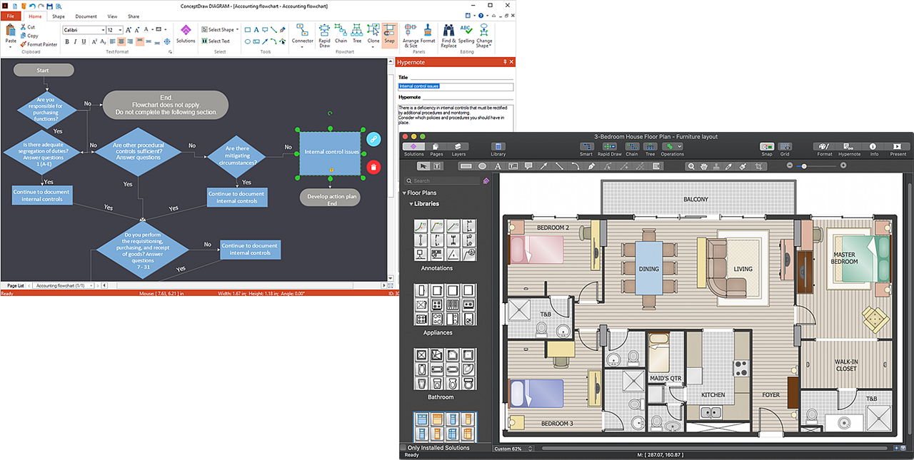 ConceptDraw DIAGRAM v13