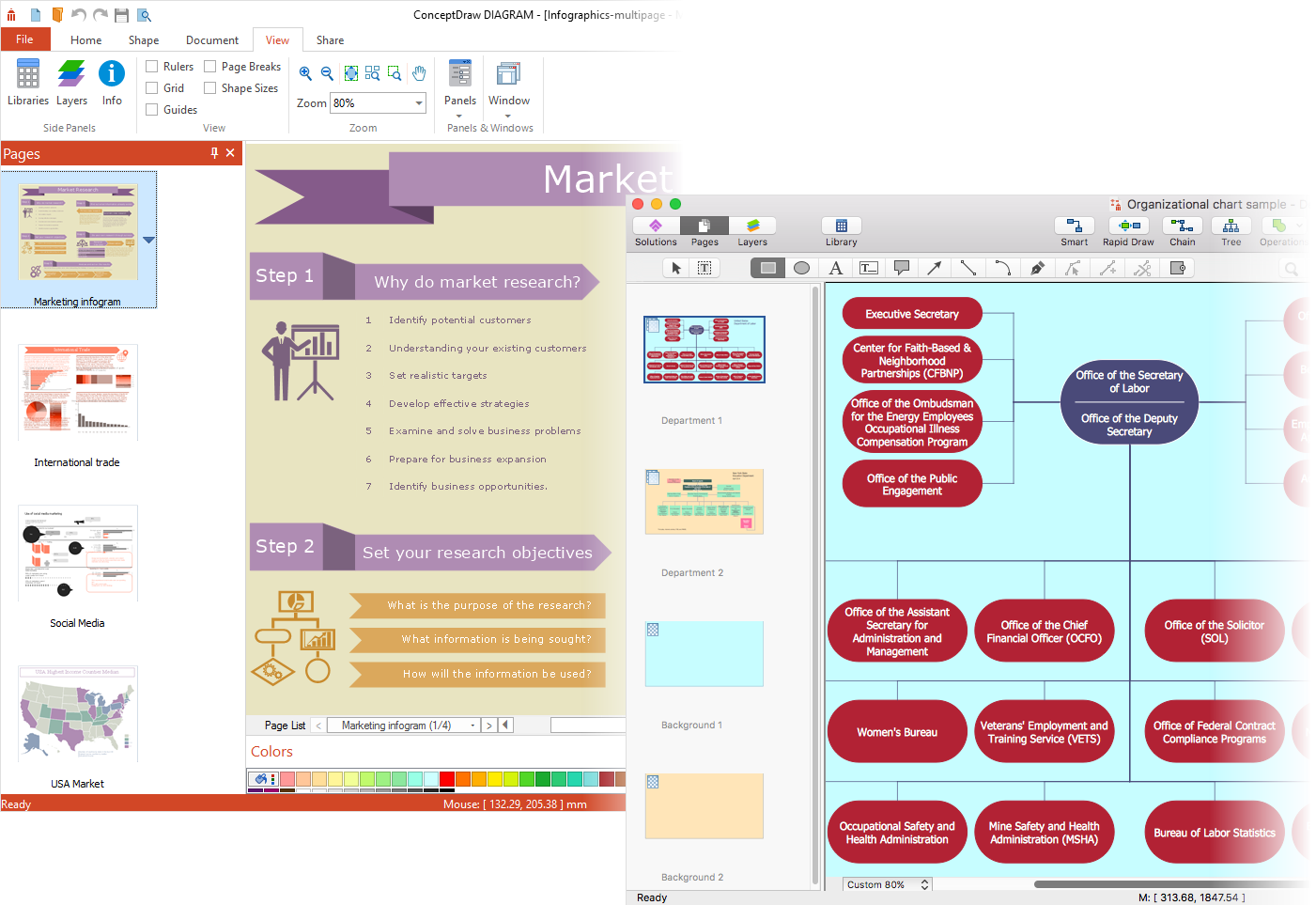 multipage drawing