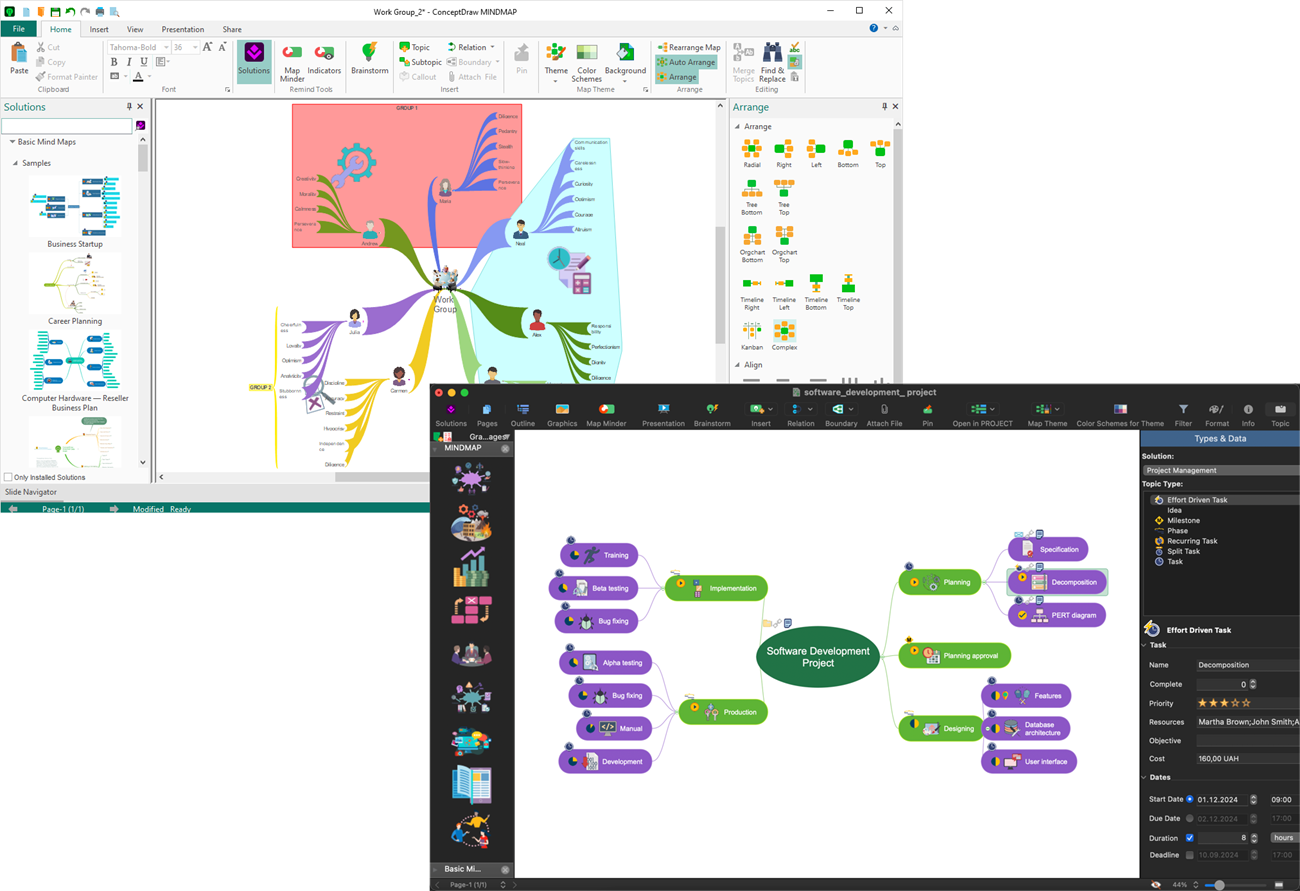 ConceptDraw MINDMAP ConcepDraw MINDMAP Data Sheet