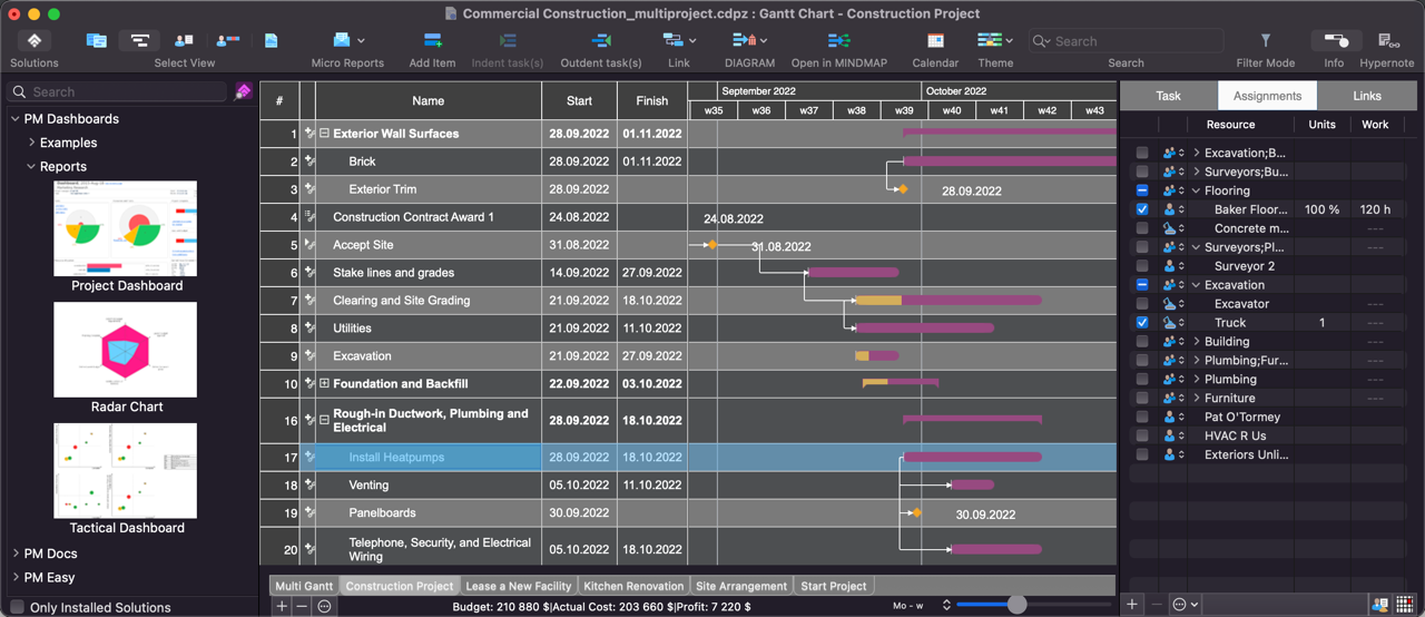 ConceptDraw PROJECT ConceptDraw PROJECT software for Mac and PC