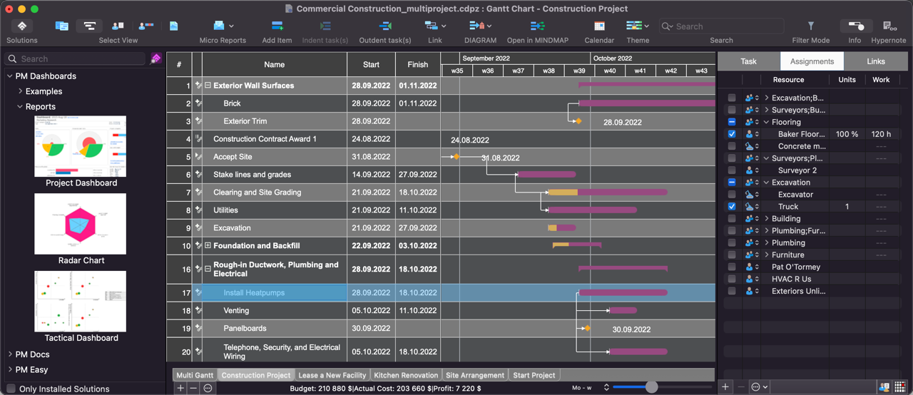 ConceptDraw PROJECT software for Mac and PC