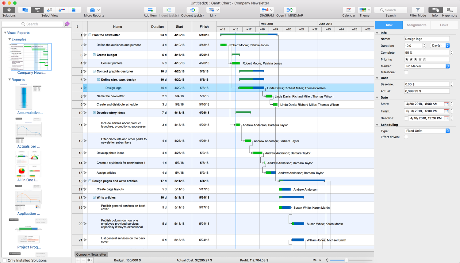 Creative Project Management Software
