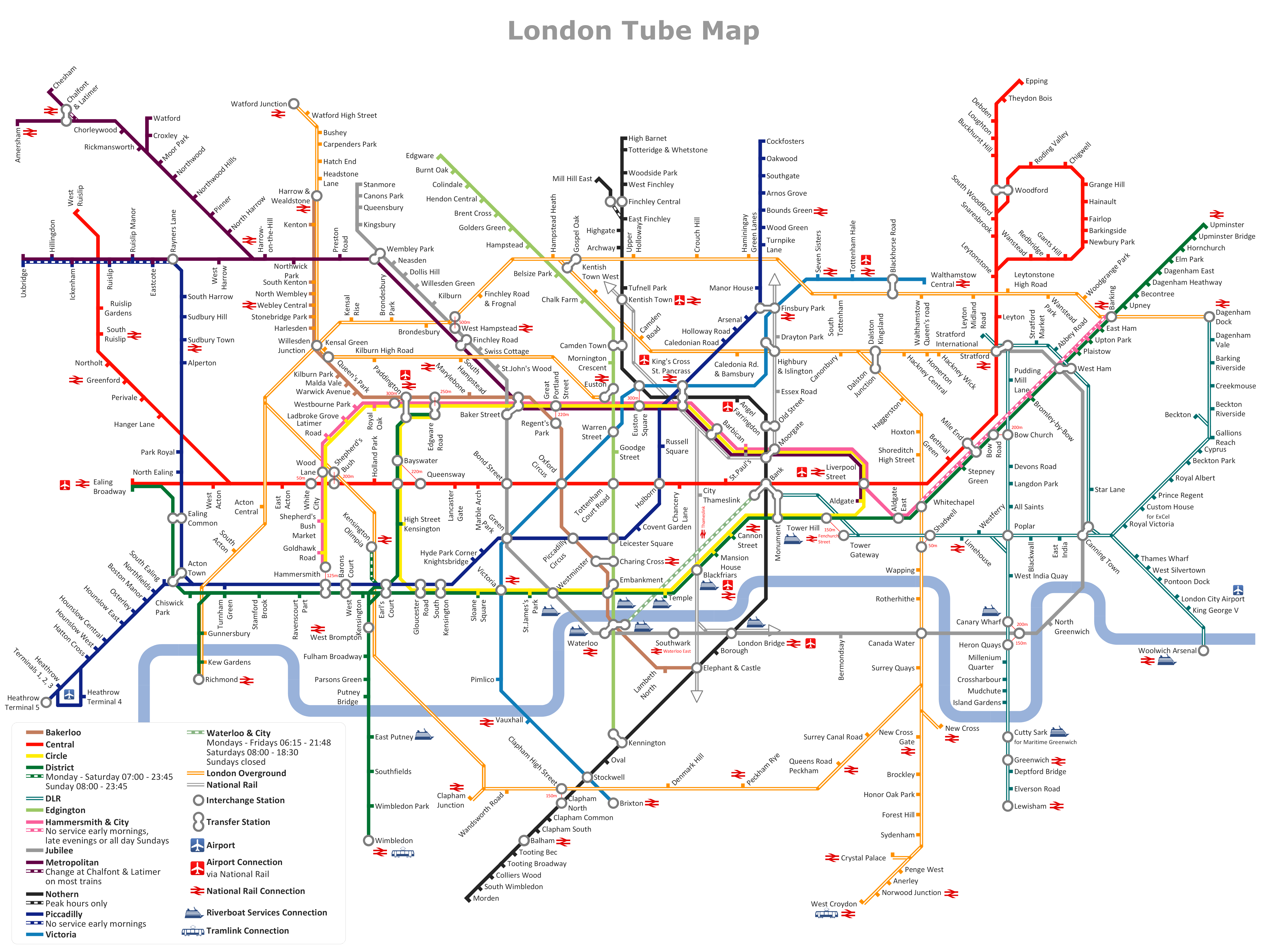 Metro Map Samples