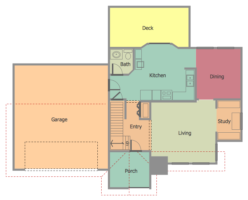 ConceptDraw Samples | Building plans — Floor plans