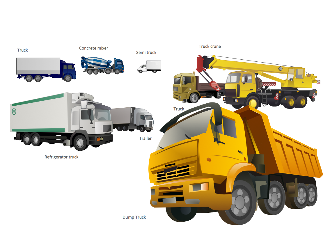 ConceptDraw Samples Illustration — Aerospace and transport