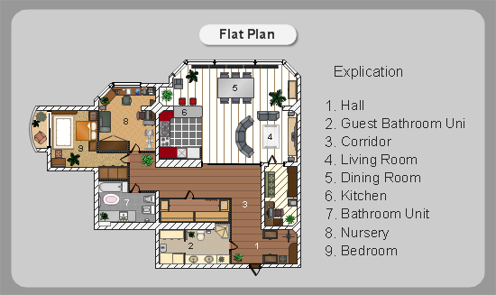 ConceptDraw Samples Floor Plan  and Landscape Design