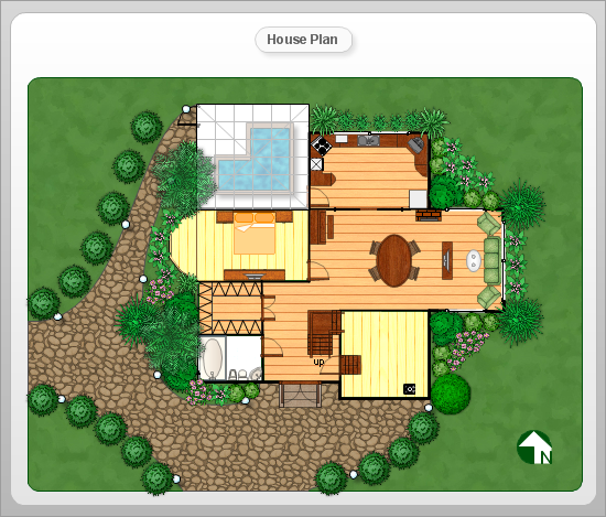 ConceptDraw Samples Floor Plan  and Landscape Design