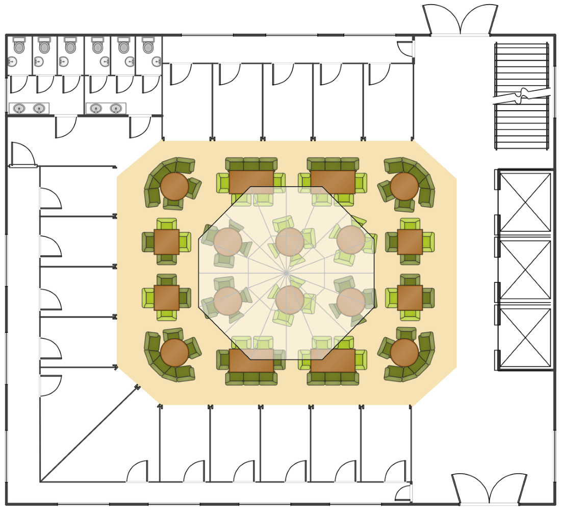 ConceptDraw Samples | Building plans — Floor plans