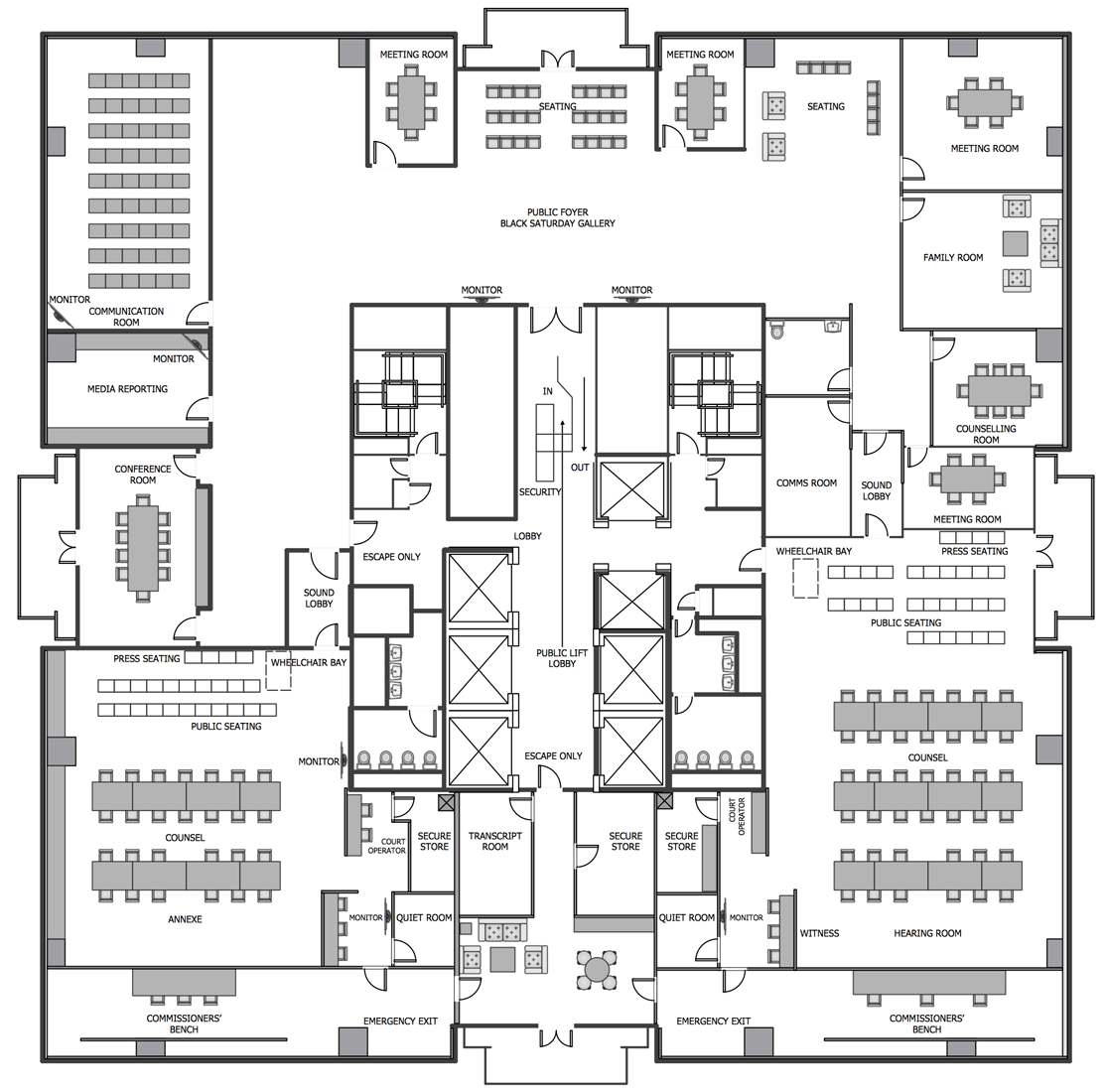 ConceptDraw Samples | Building plans — Floor plans