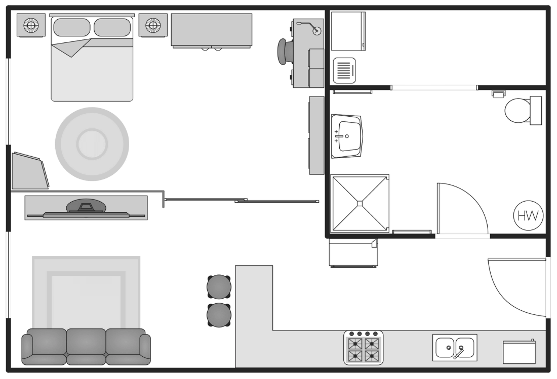 ConceptDraw Samples | Building plans — Basic Floor Plans
