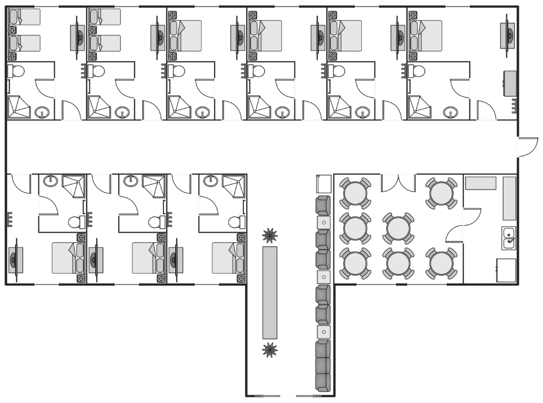 ConceptDraw Samples | Building plans — Basic Floor Plans