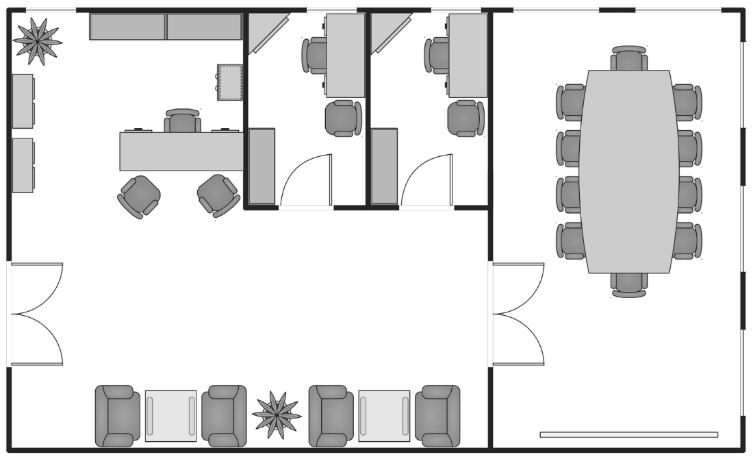 ConceptDraw Samples | Building plans — Basic Floor Plans