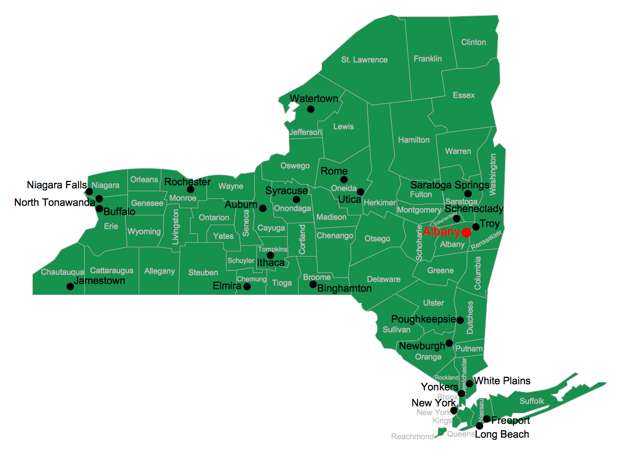 ConceptDraw Samples | Maps — USA Maps