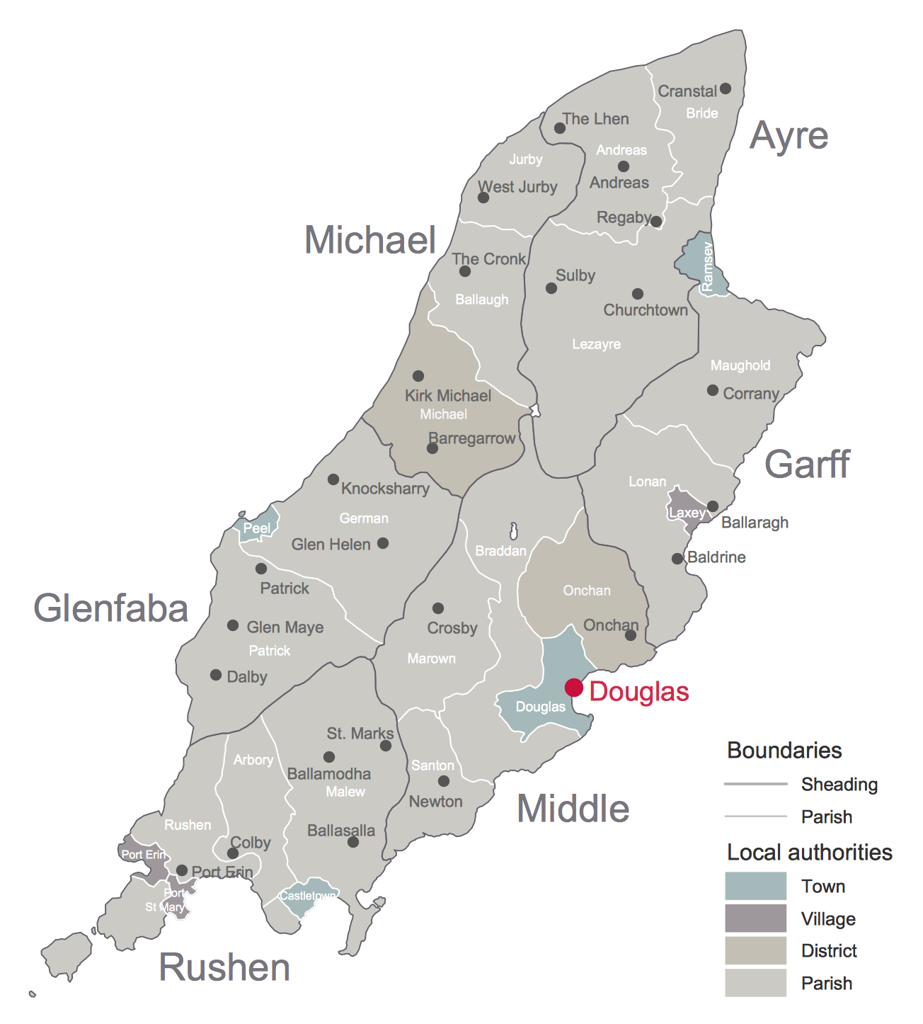 ConceptDraw Samples | Maps — UK Map