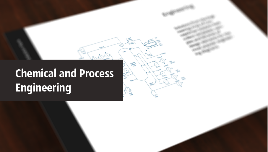 chemical and process engineering diagram, process flow