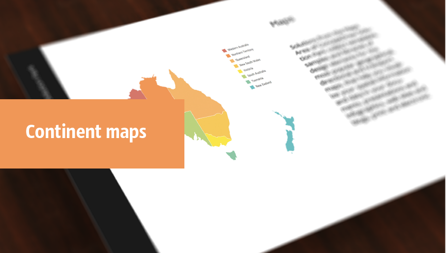 continent map, maps of continents