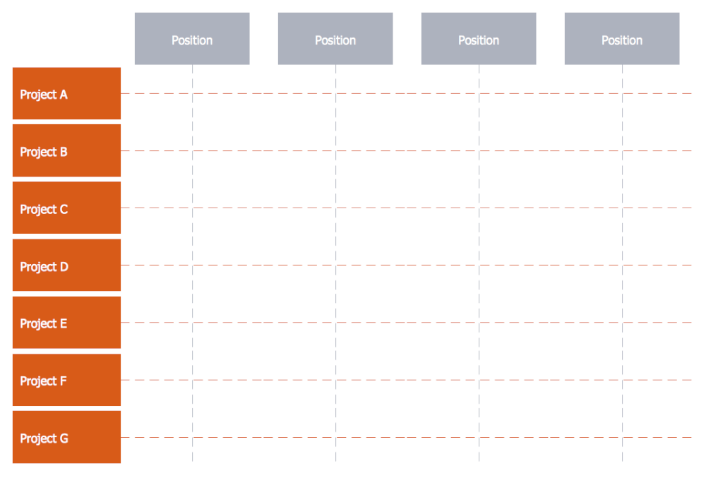 Matrix Organizational Chart Template Excel