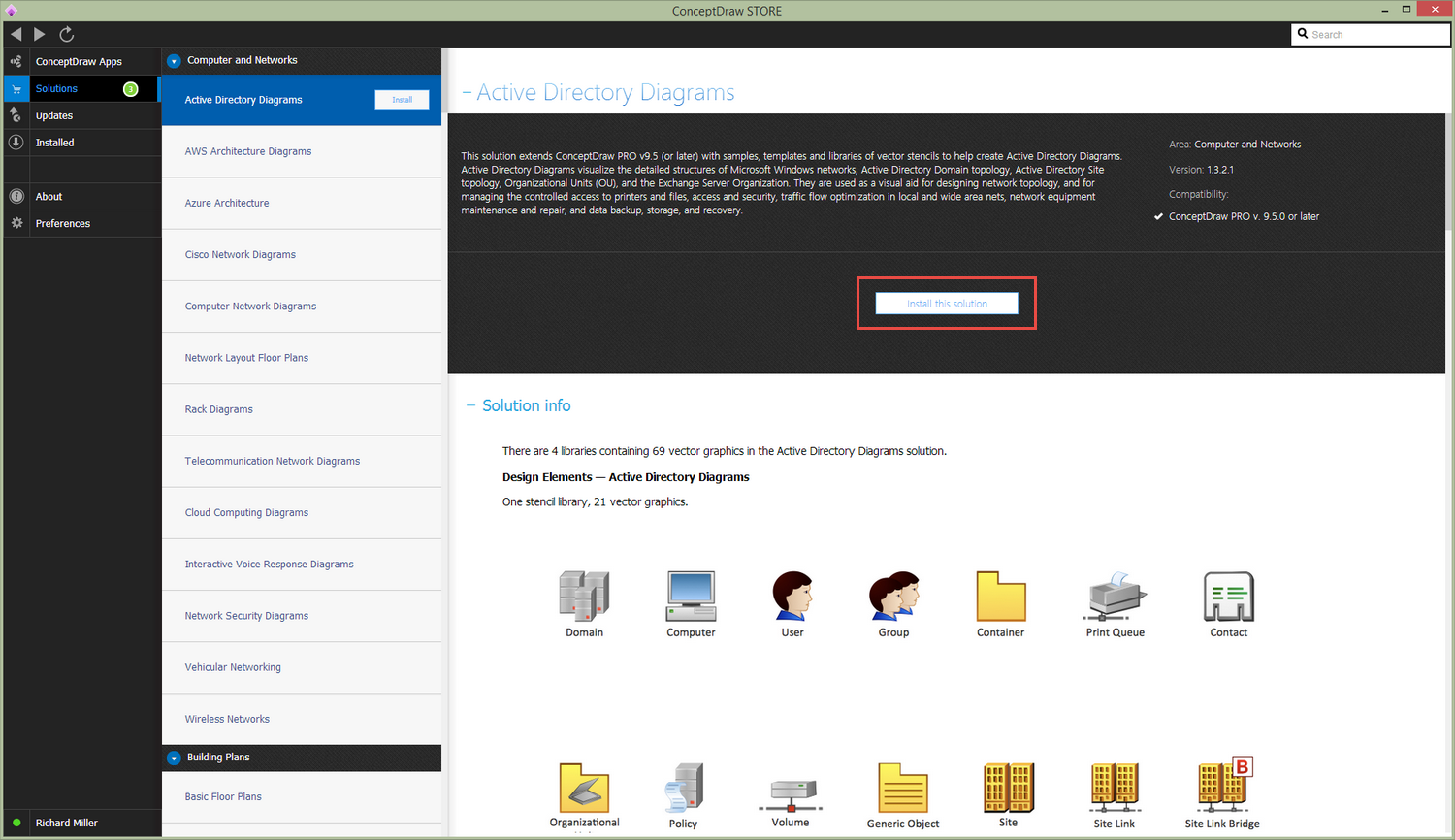 Active Directory Diagrams Solution