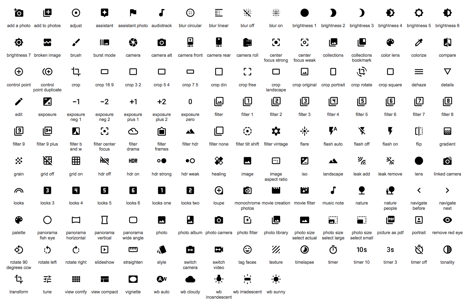 Design Elements — Android system icons (image)