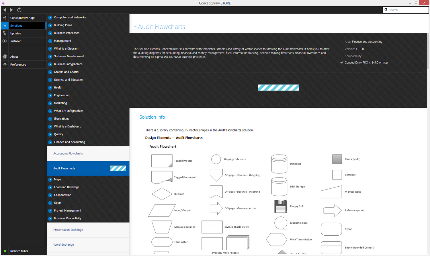 Audit Flowcharts solution - Install