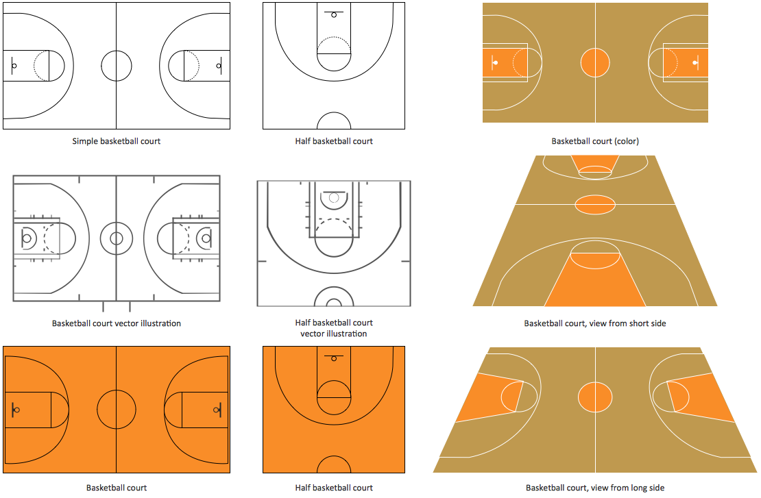 Design Elements — Basketball Courts