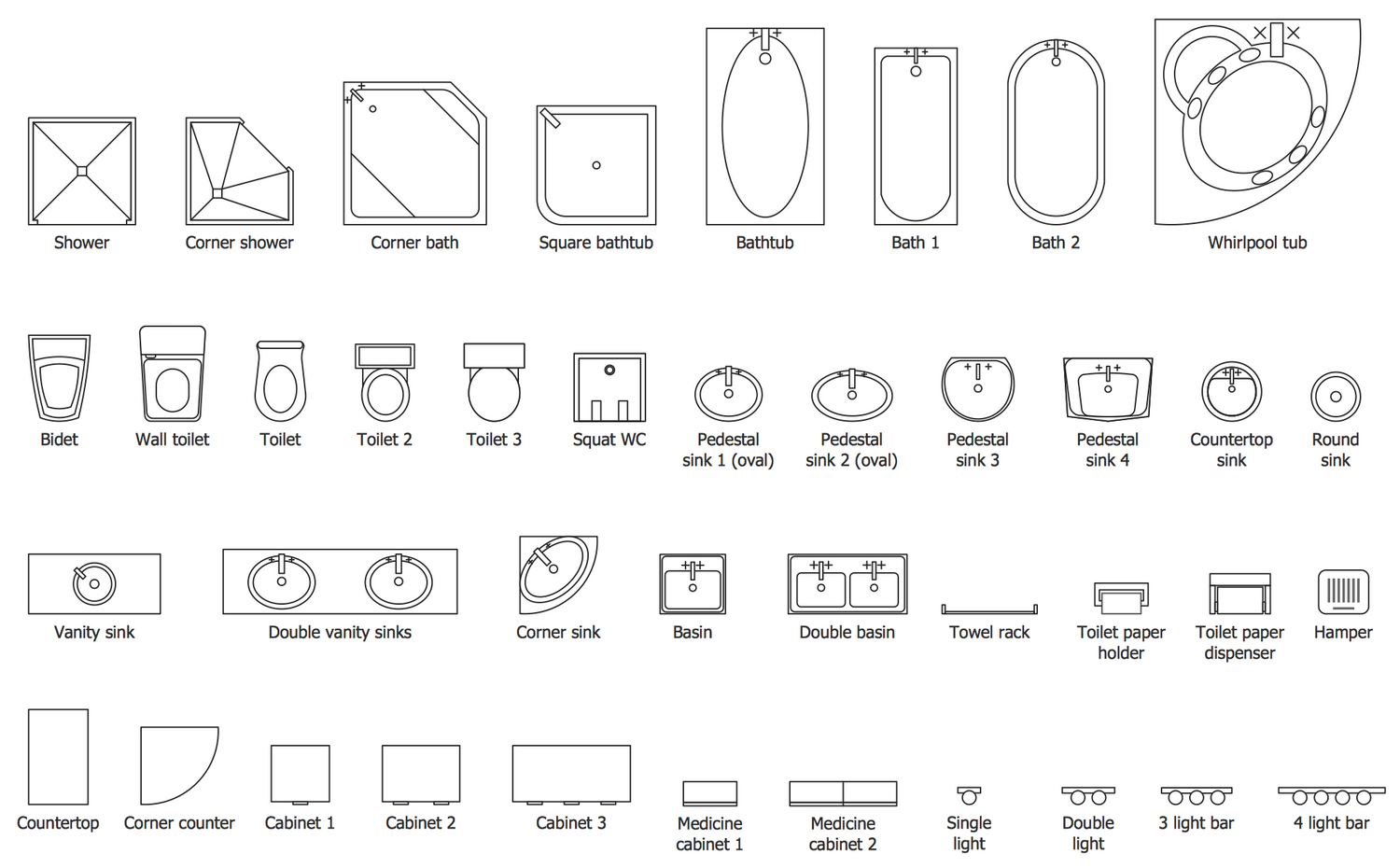 Basic Floor Plans Solution | ConceptDraw.com