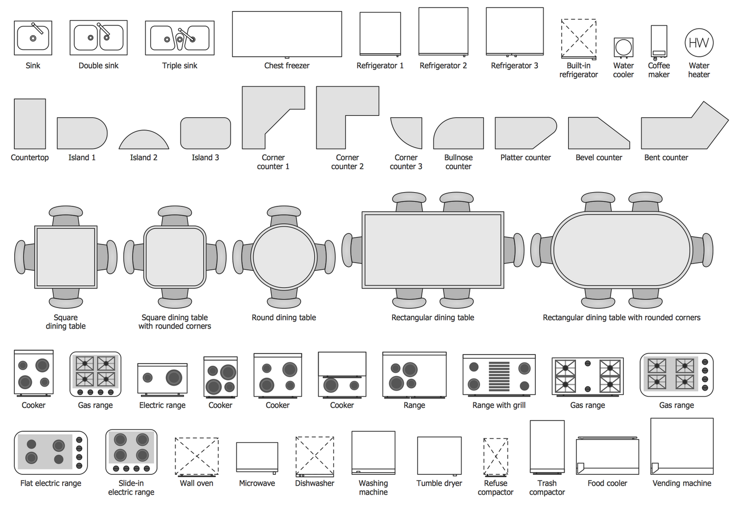 Basic Floor Plans Solution | ConceptDraw.com