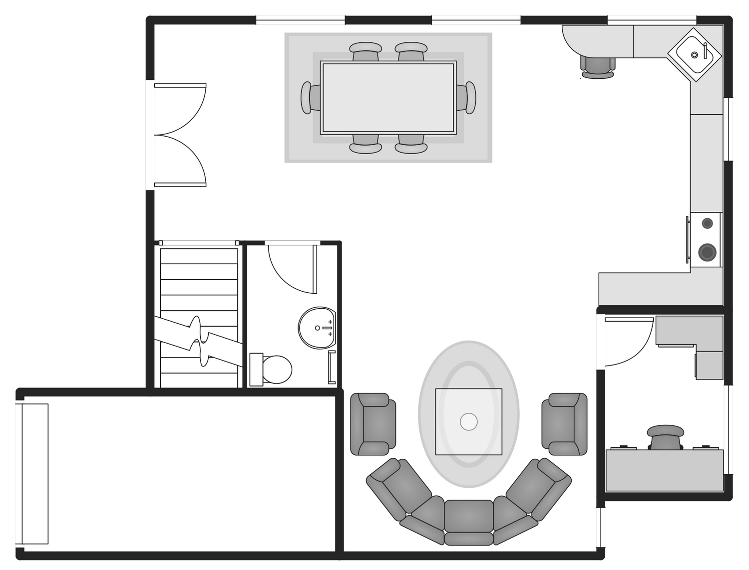  Basic Floor Plans  Solution ConceptDraw com