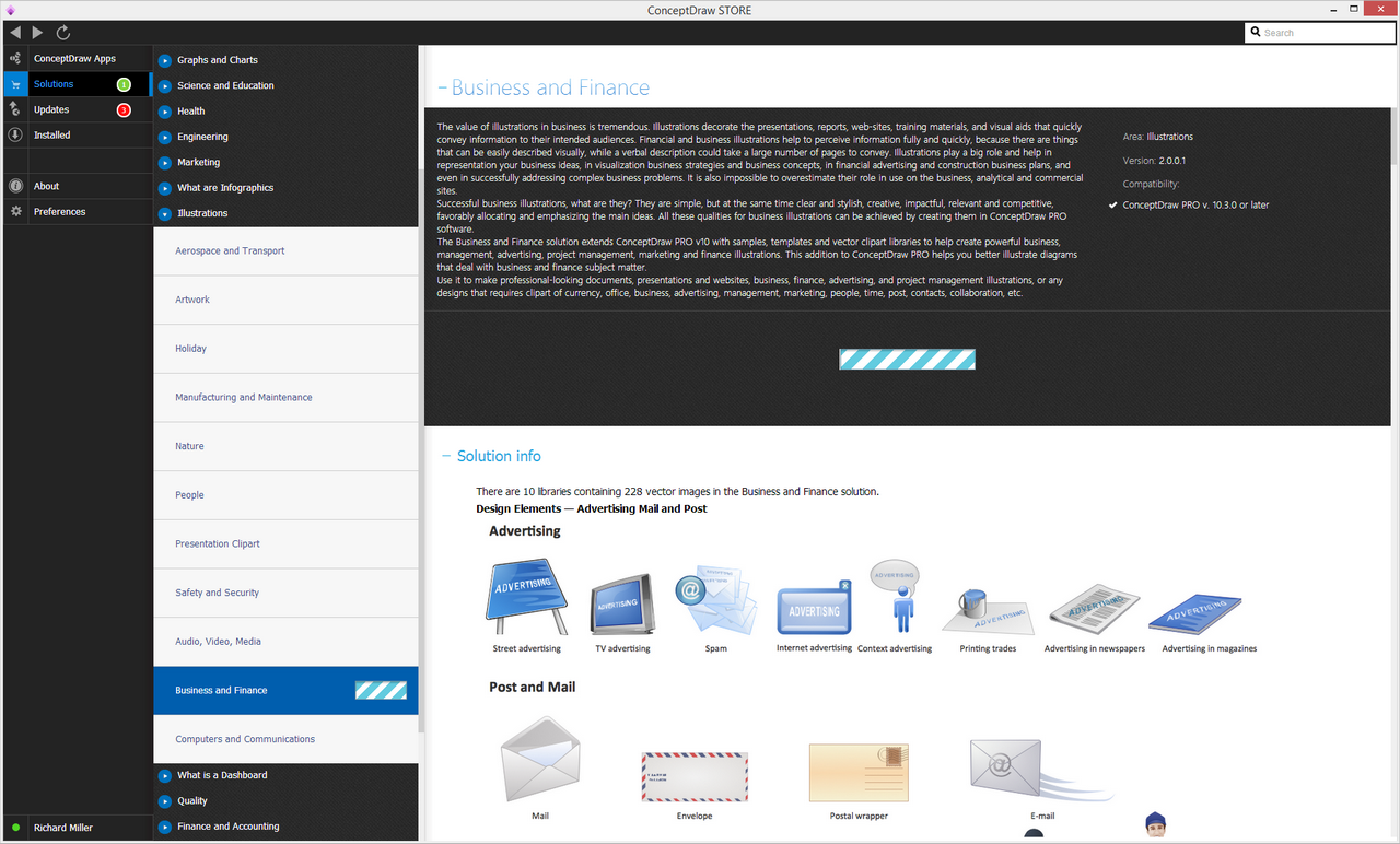 Business and Finance Illustration Solution - Install