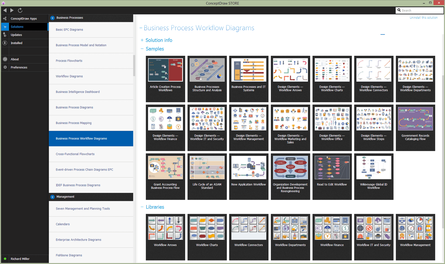 Business Process Workflow Diagrams Solution - Start using