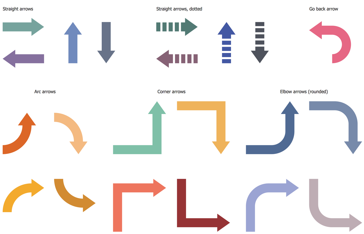 Design Elements — Workflow Arrows