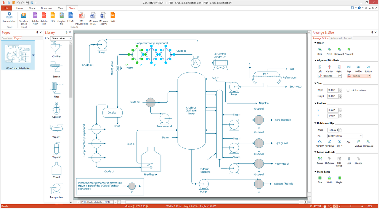 Chemical and Process Engineering solution for Microsoft Windows