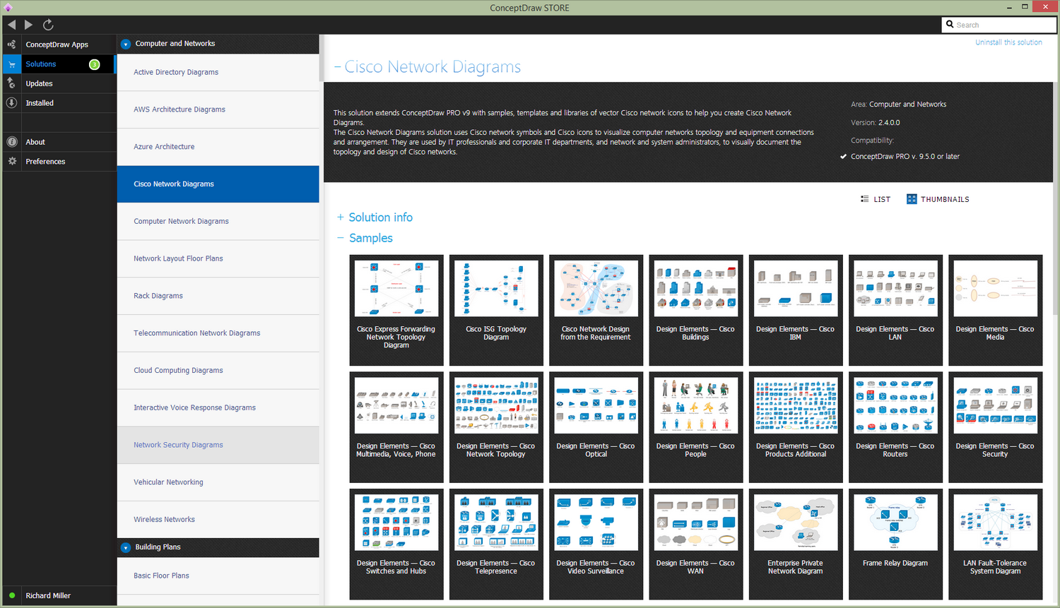 Cisco Network Diagrams Solution — Start