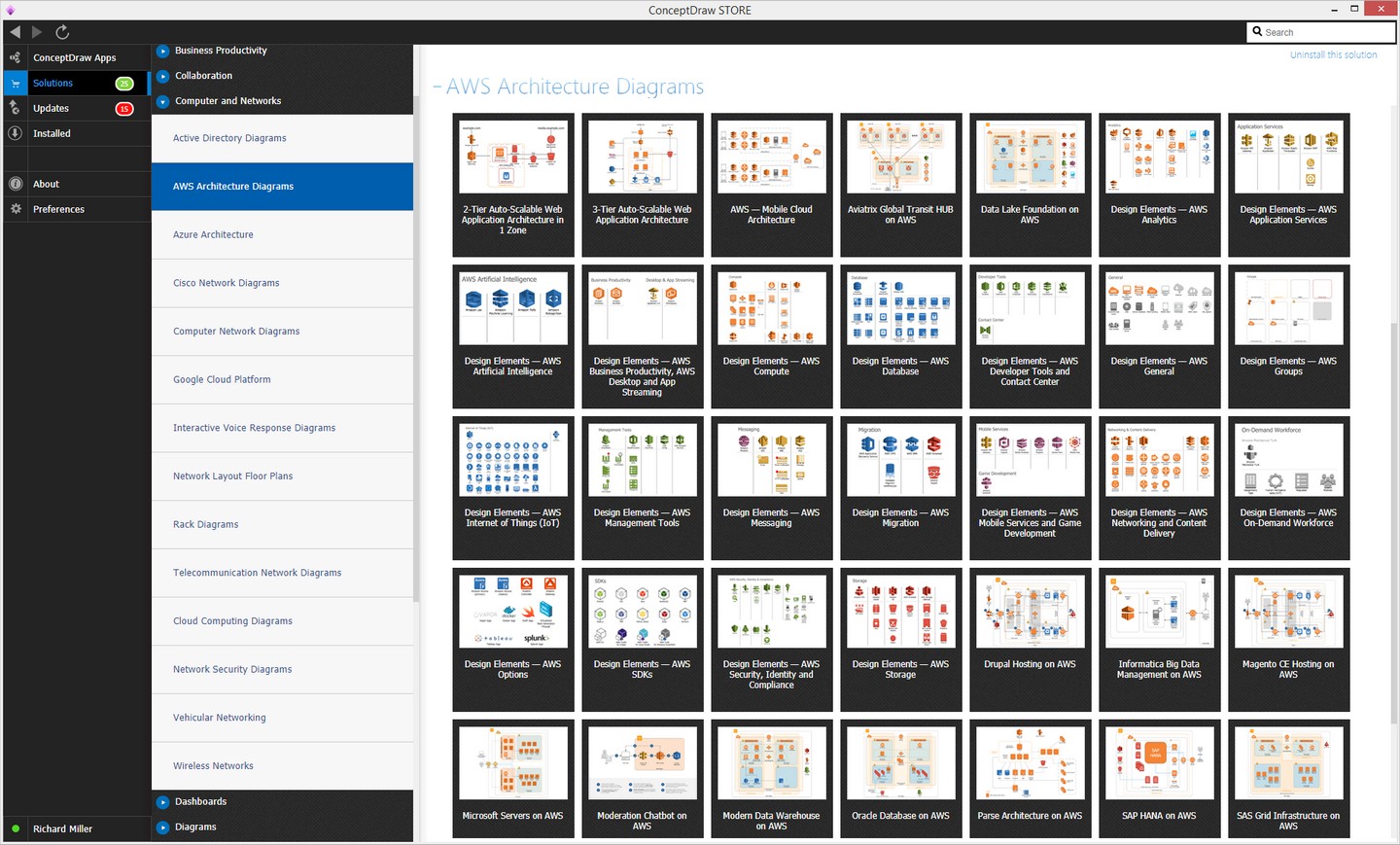 AWS Architecture Diagrams Solution — Start using