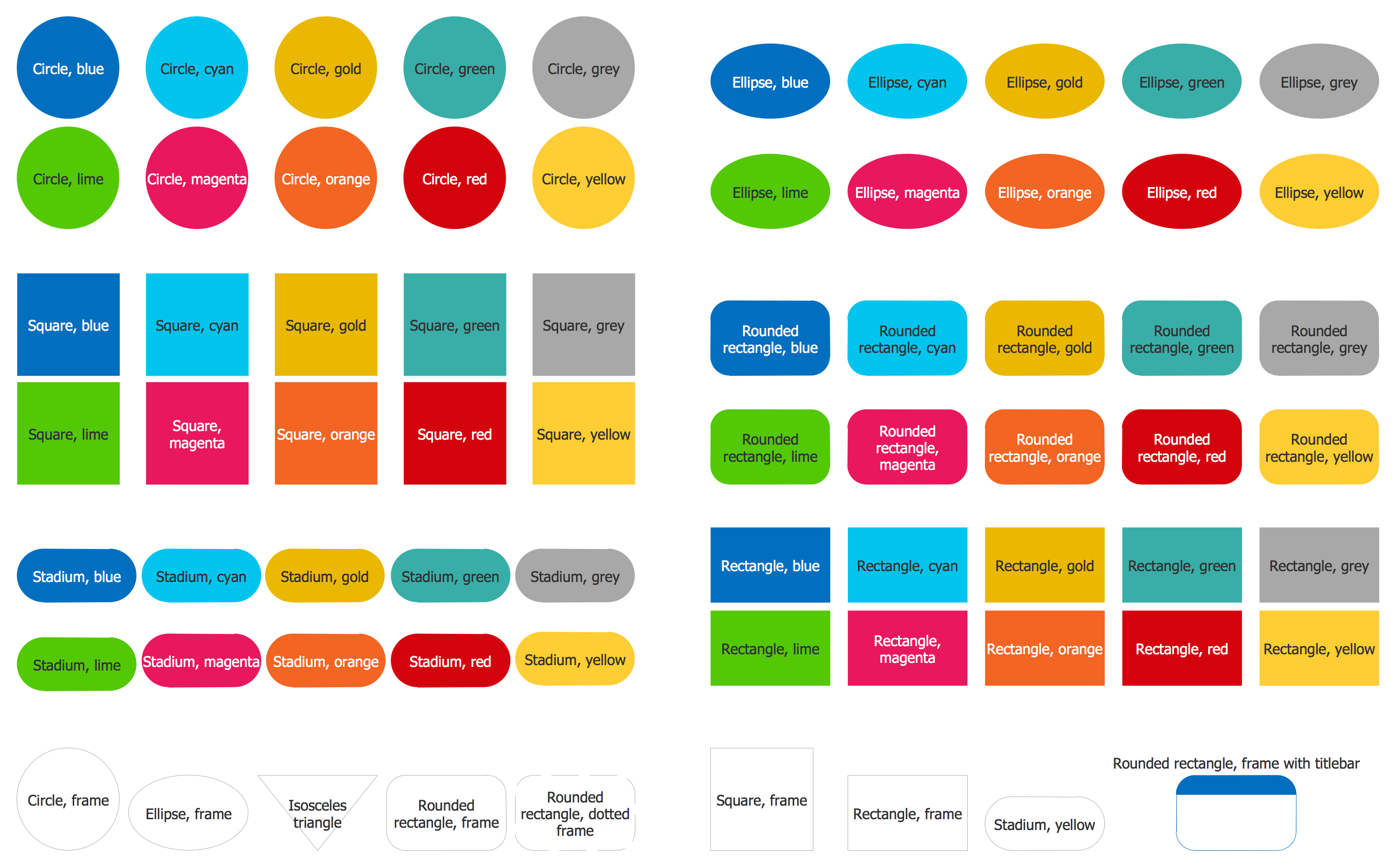 Design Elements — Cloud Shapes