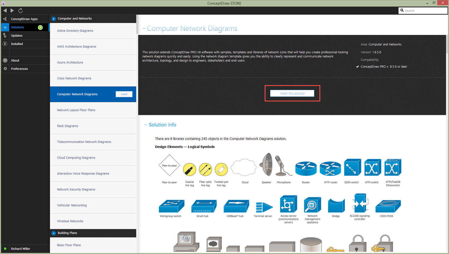 Computer Network Diagrams Solution — Install