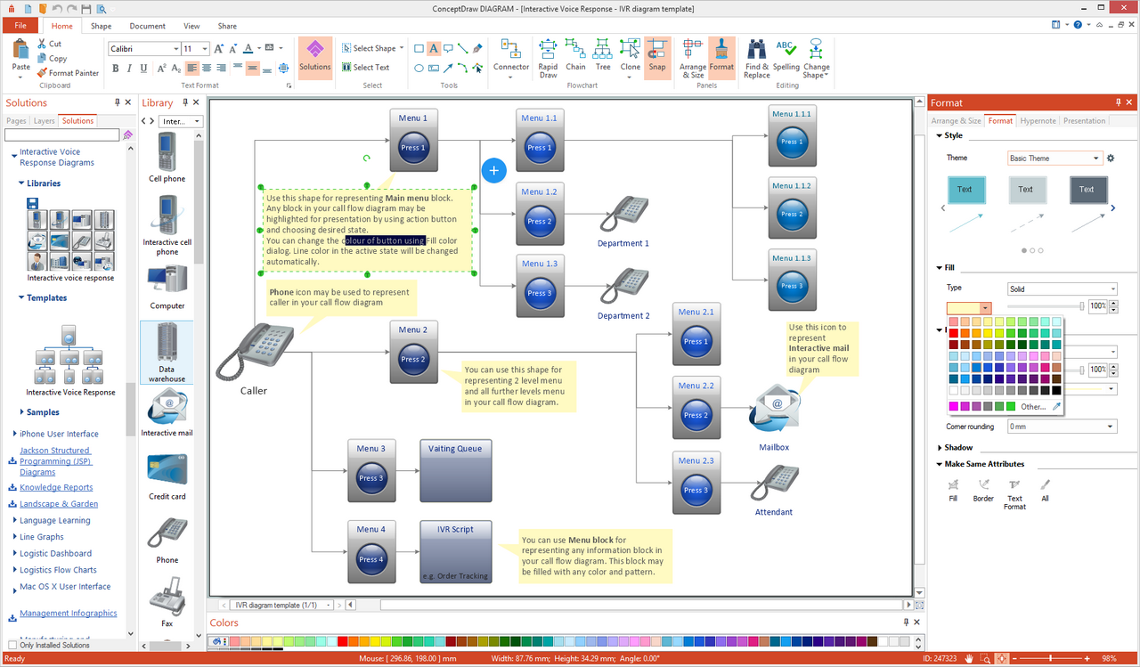 Interactive Voice Response Diagram Solution