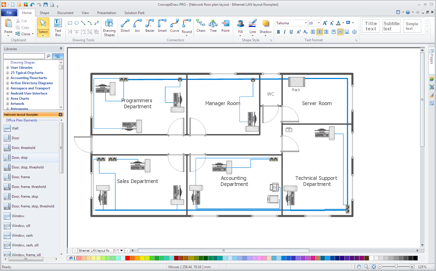 Net plan. Edraw Network Diagrammer офис. Схема сети небольшого офиса Edraw Network Diagrammer. Floorplan Интерфейс программы. Схема планировки комнаты с помощью программы diagrams.