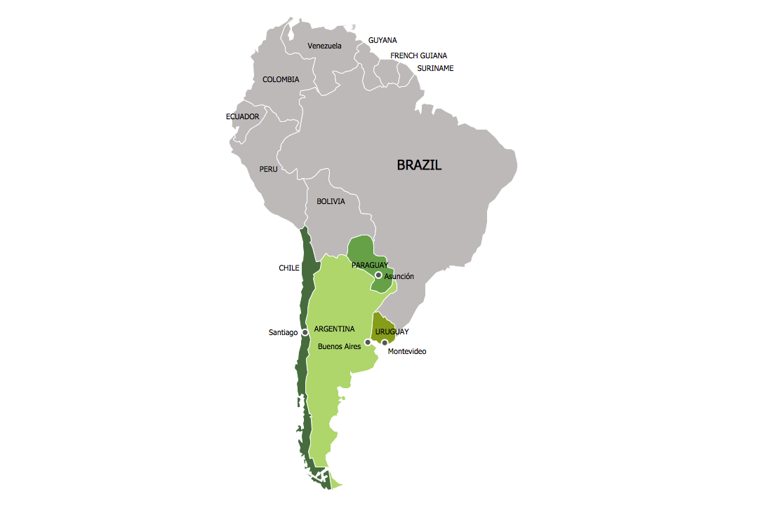 Southern Cone Map