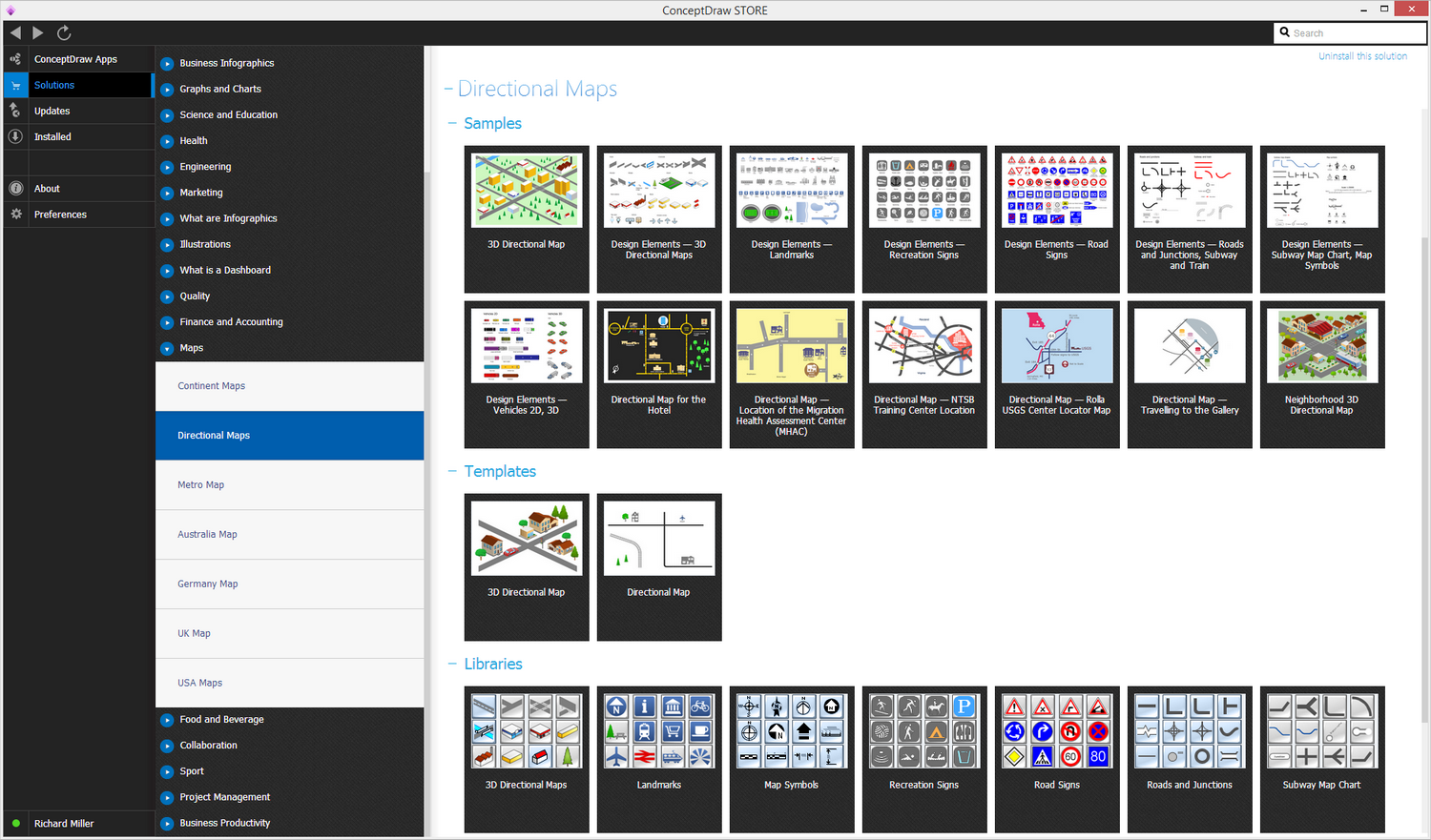 Directional Maps Software - Start Using