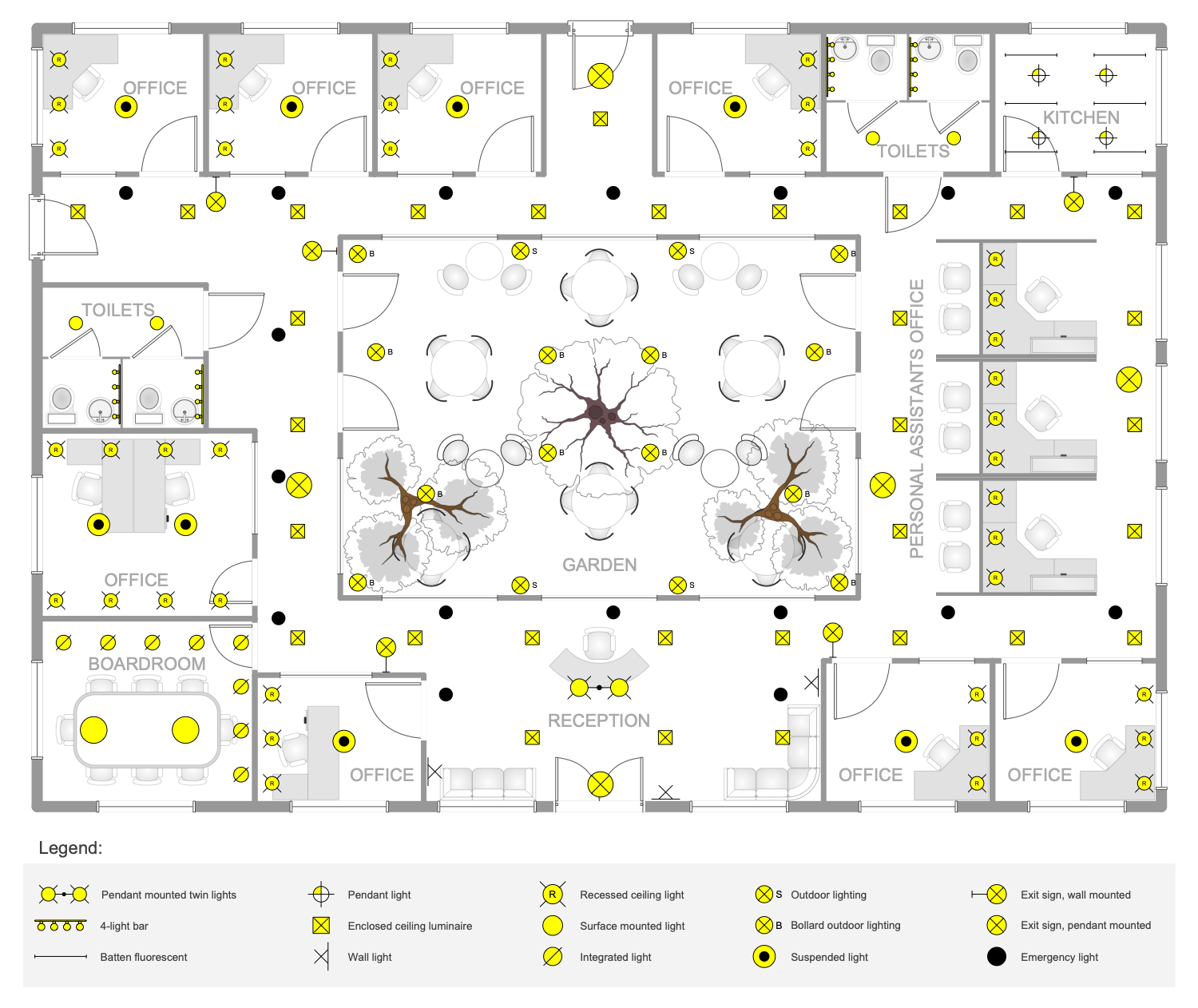 Office Lighting Plan