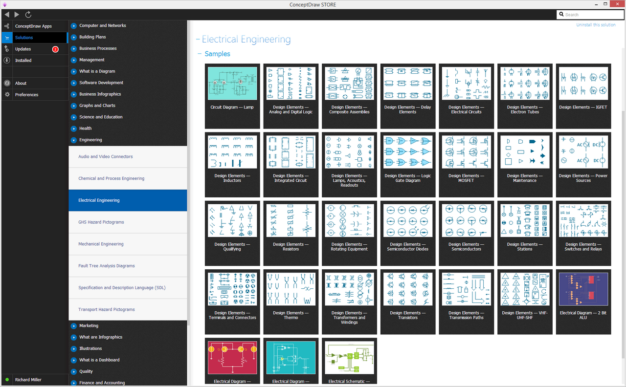Electrical Engineering Solution | ConceptDraw.com