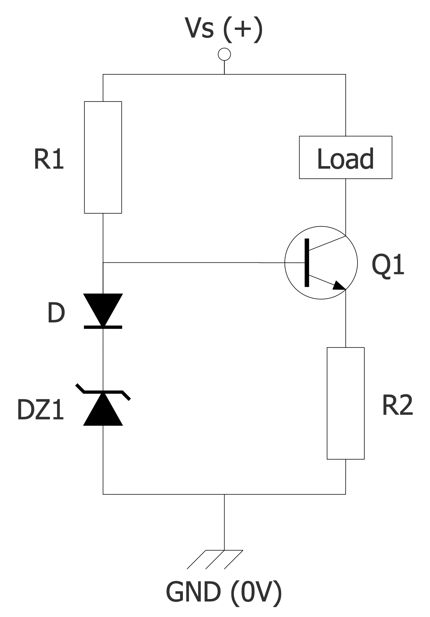 Diode Compensated Constant Current Source