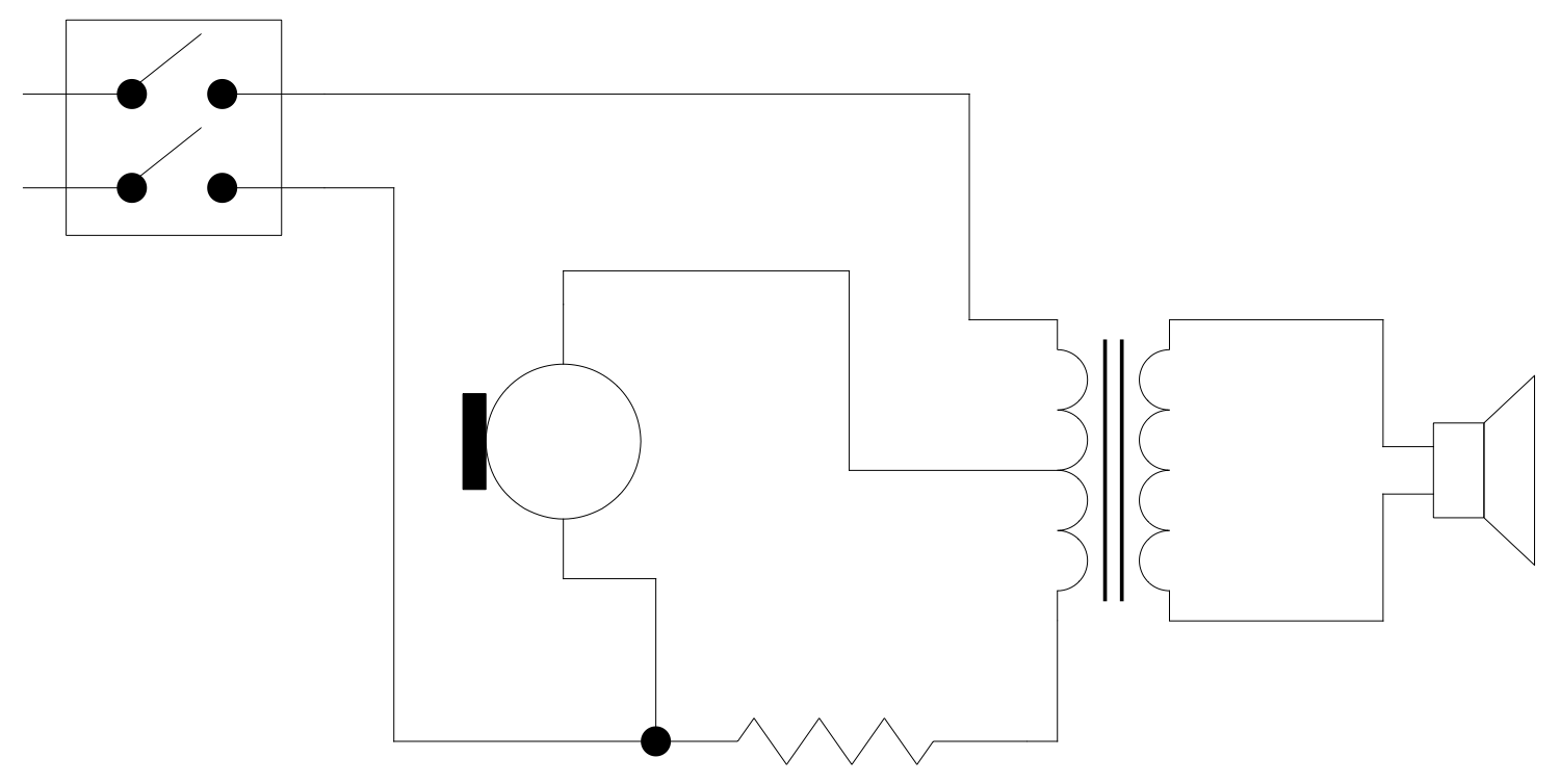 Common Battery Telephone Circuit