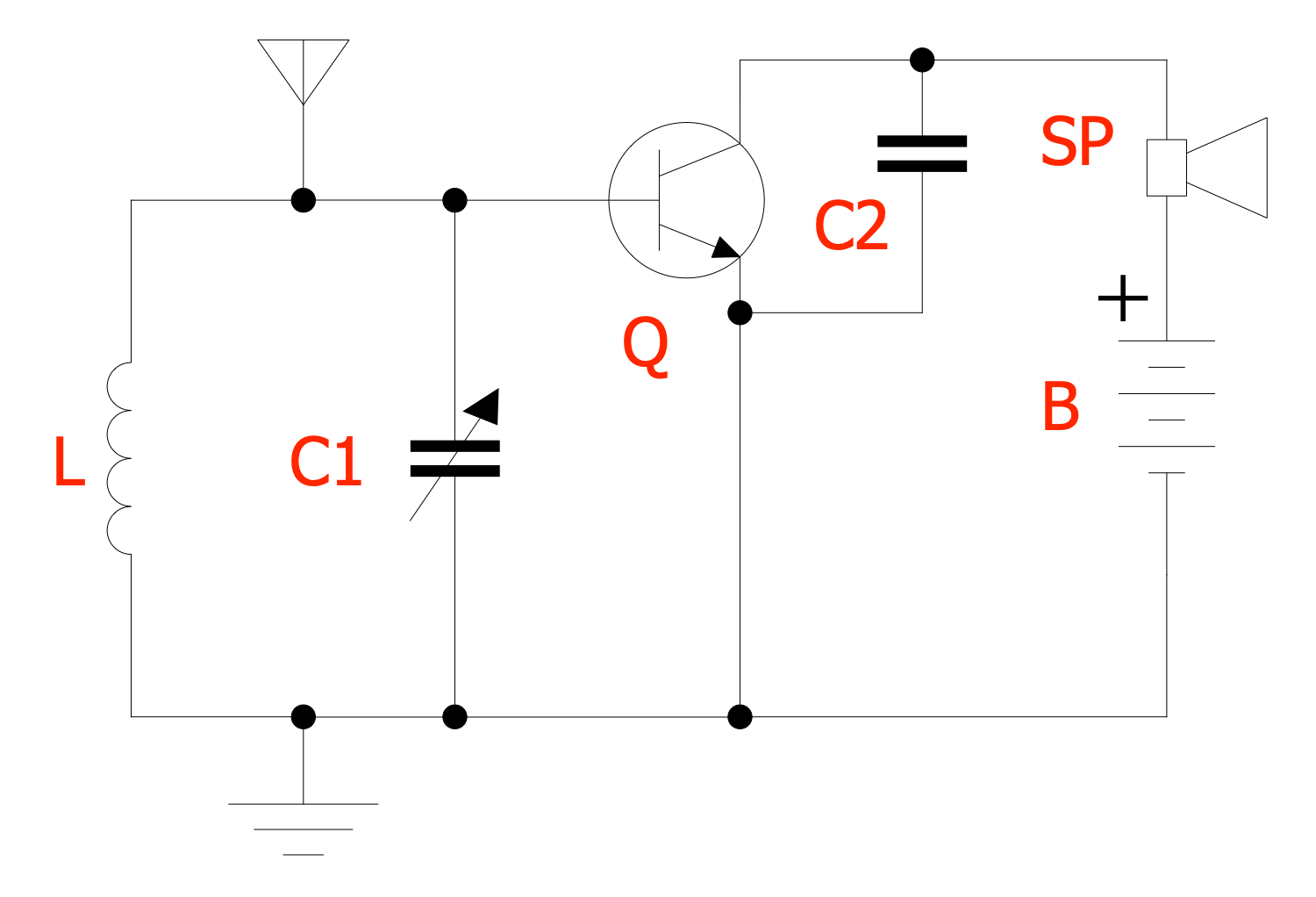 Single Transistor Radio Circuit