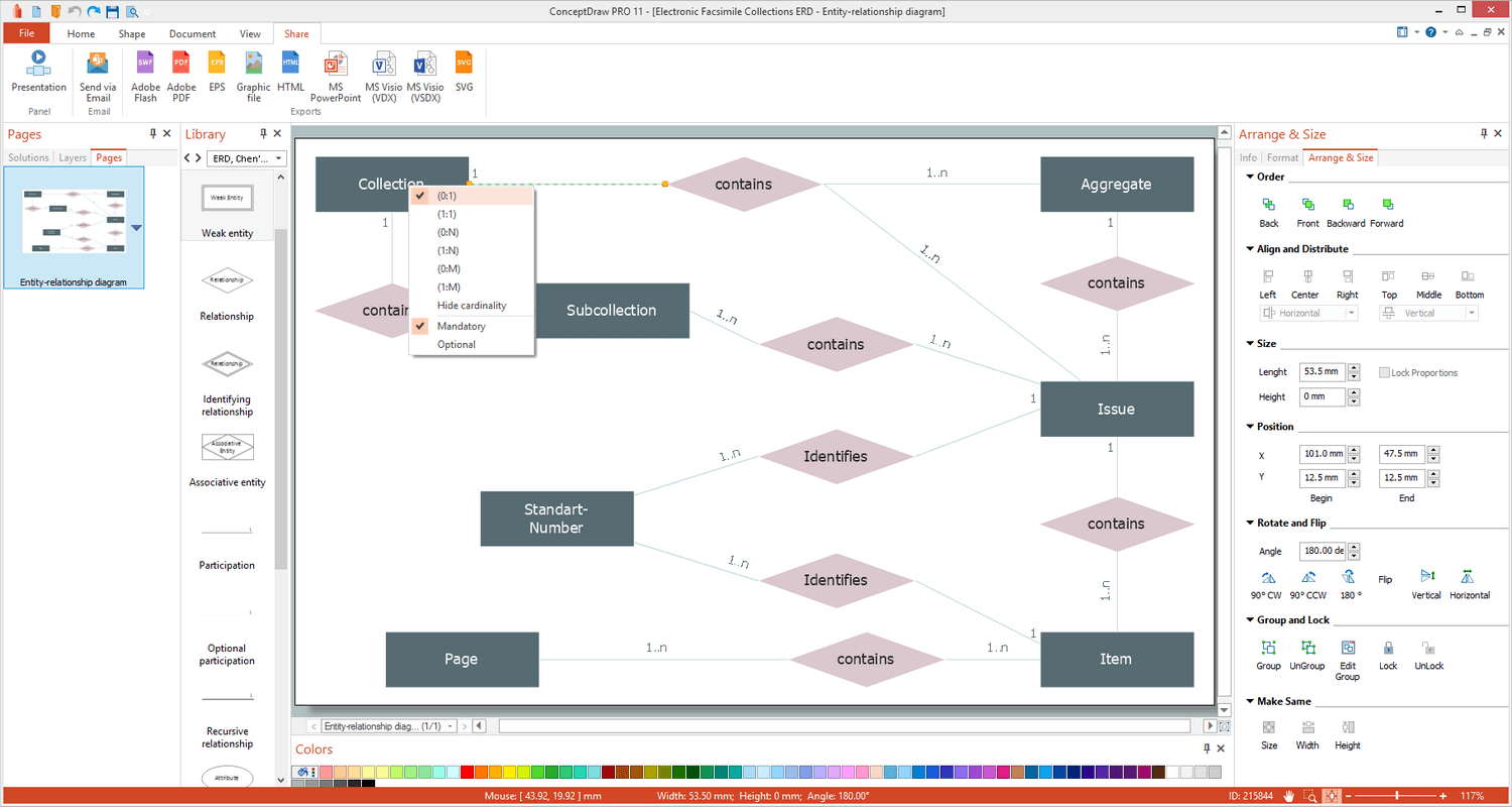 Entity-Relationship Diagram (ERD) Solution for Microsoft Windows