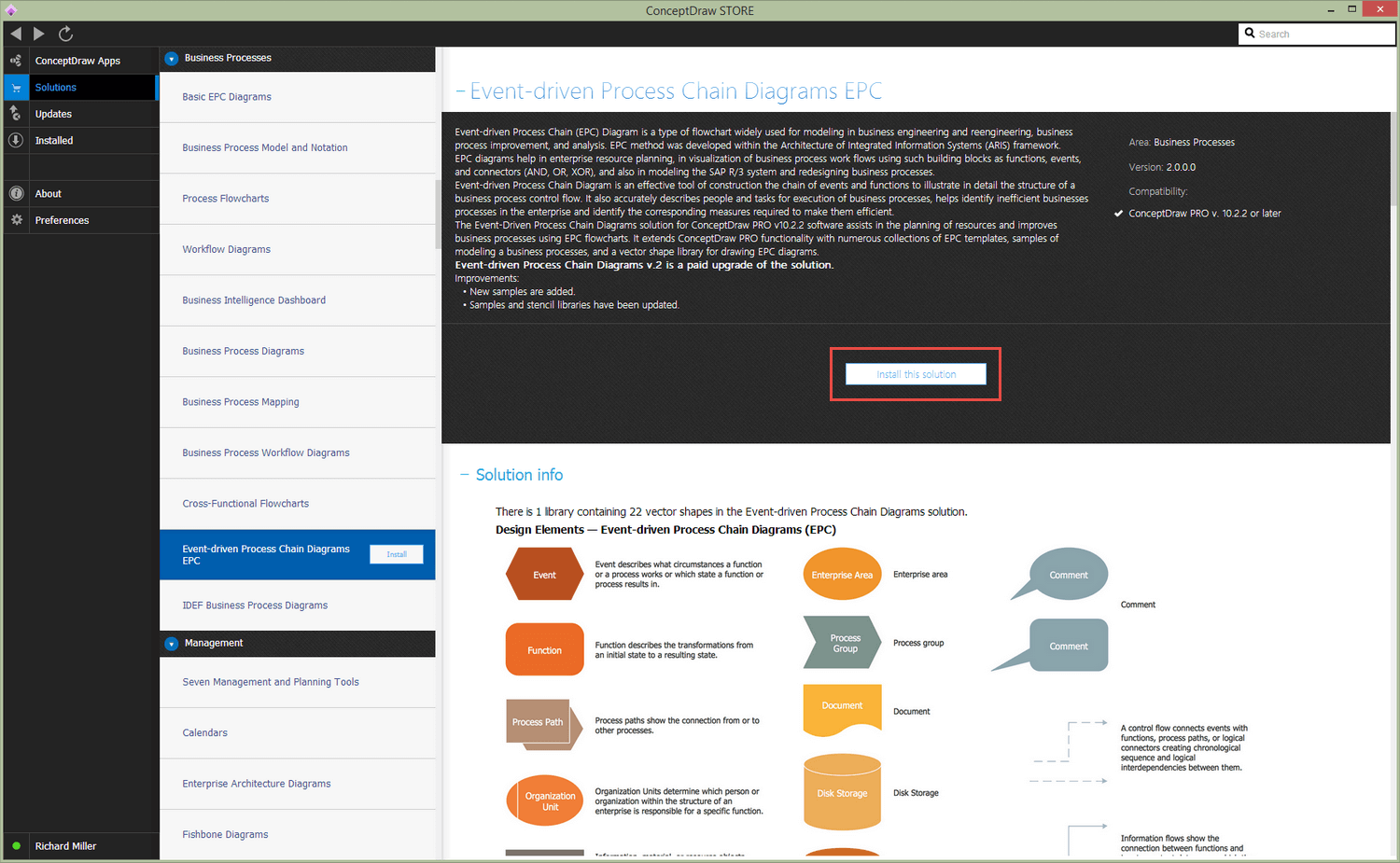 Event-driven Process Chain Diagrams Solution - Install