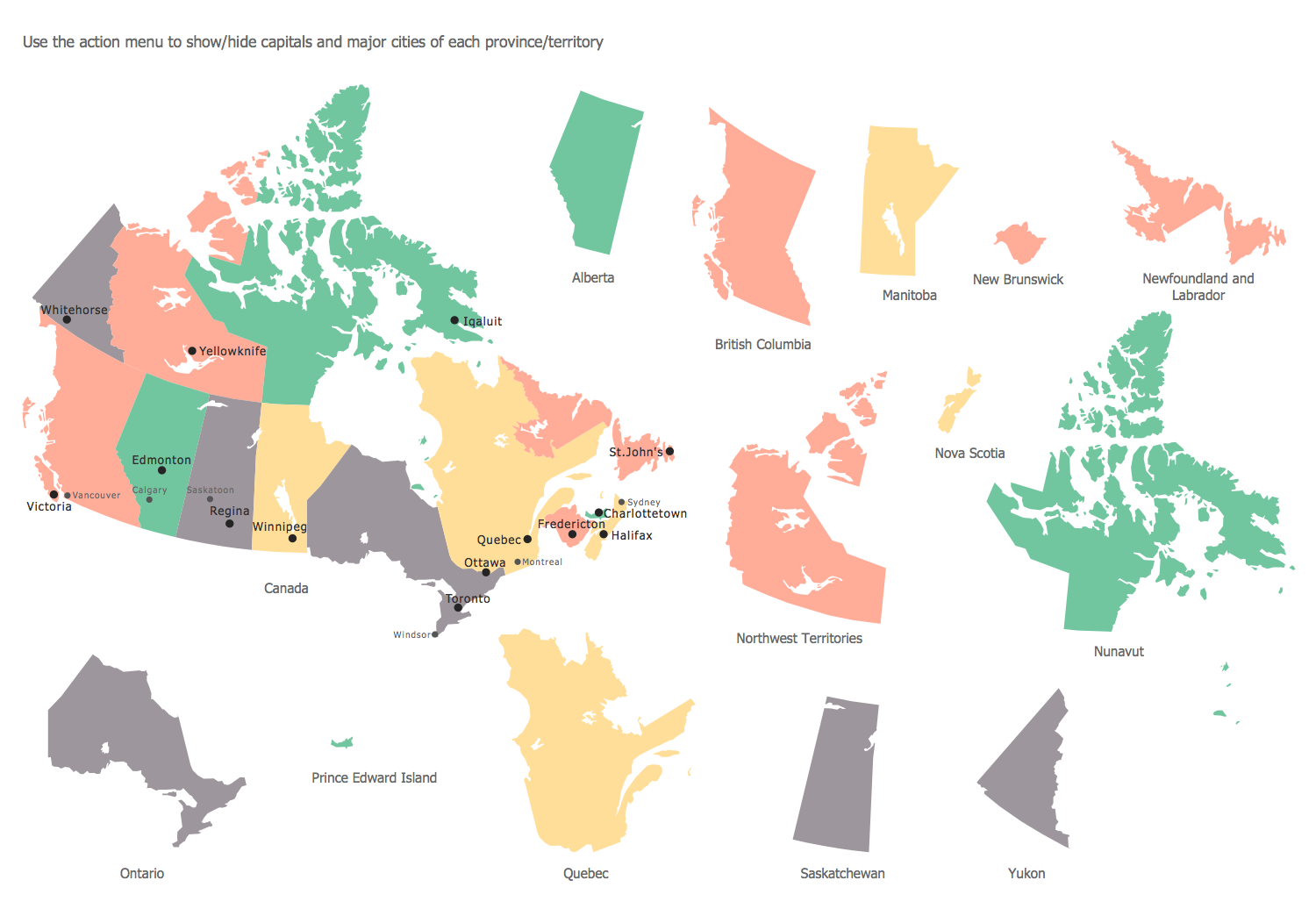 Design Elements — Financial Map Canada
