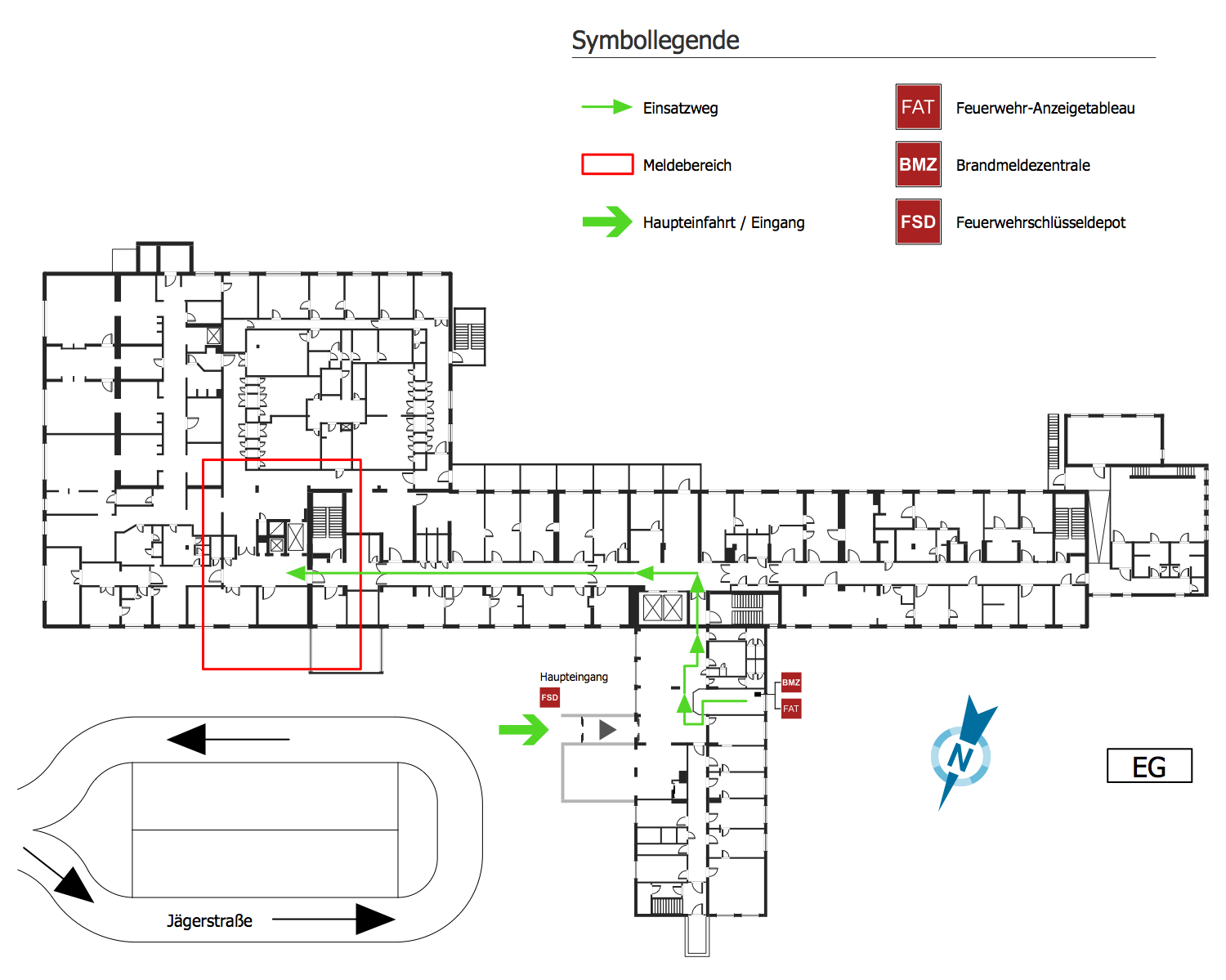 Firefighting Floor Plan